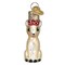 Old World Christmas 2.25 In Mini Clarice Christmas Tree Ornament , Reindeer Red-Nosed